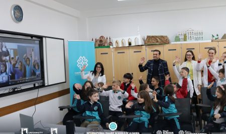 Takim online me shkollë Maarif Qipro